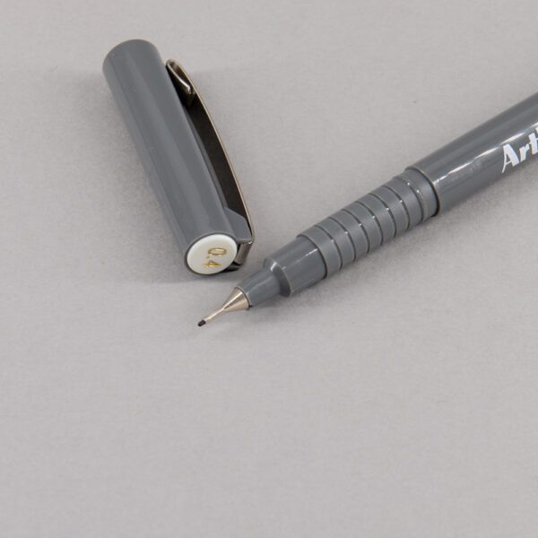Artline 200 Fineline Pen 0.4mm Grey