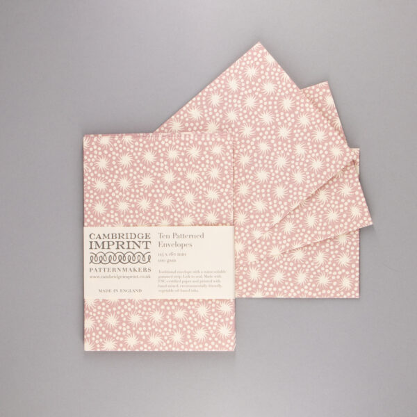 Cambridge Imprint 10 Envelopes Animalcules Pink
