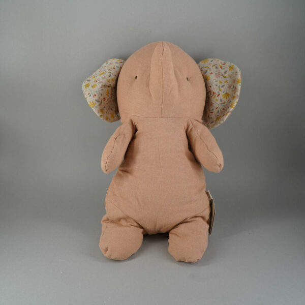Maileg pink elephant with floral ears